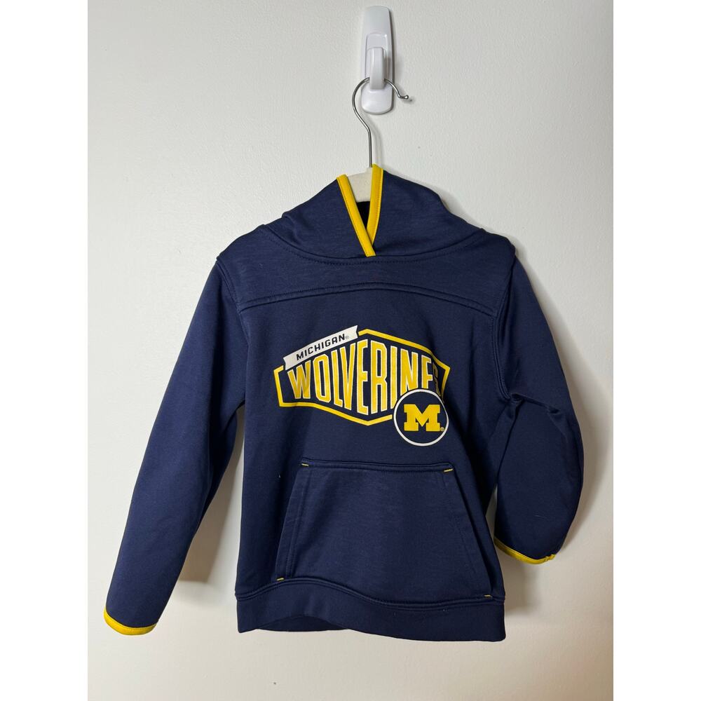 ProEdge University of Michigan Athletic Kids Hoodie Sweatshirt Sz: 4t